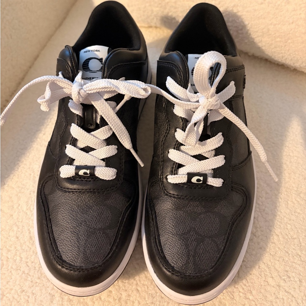Coach Black and White Casual Sneakers - Picture 2 of 5